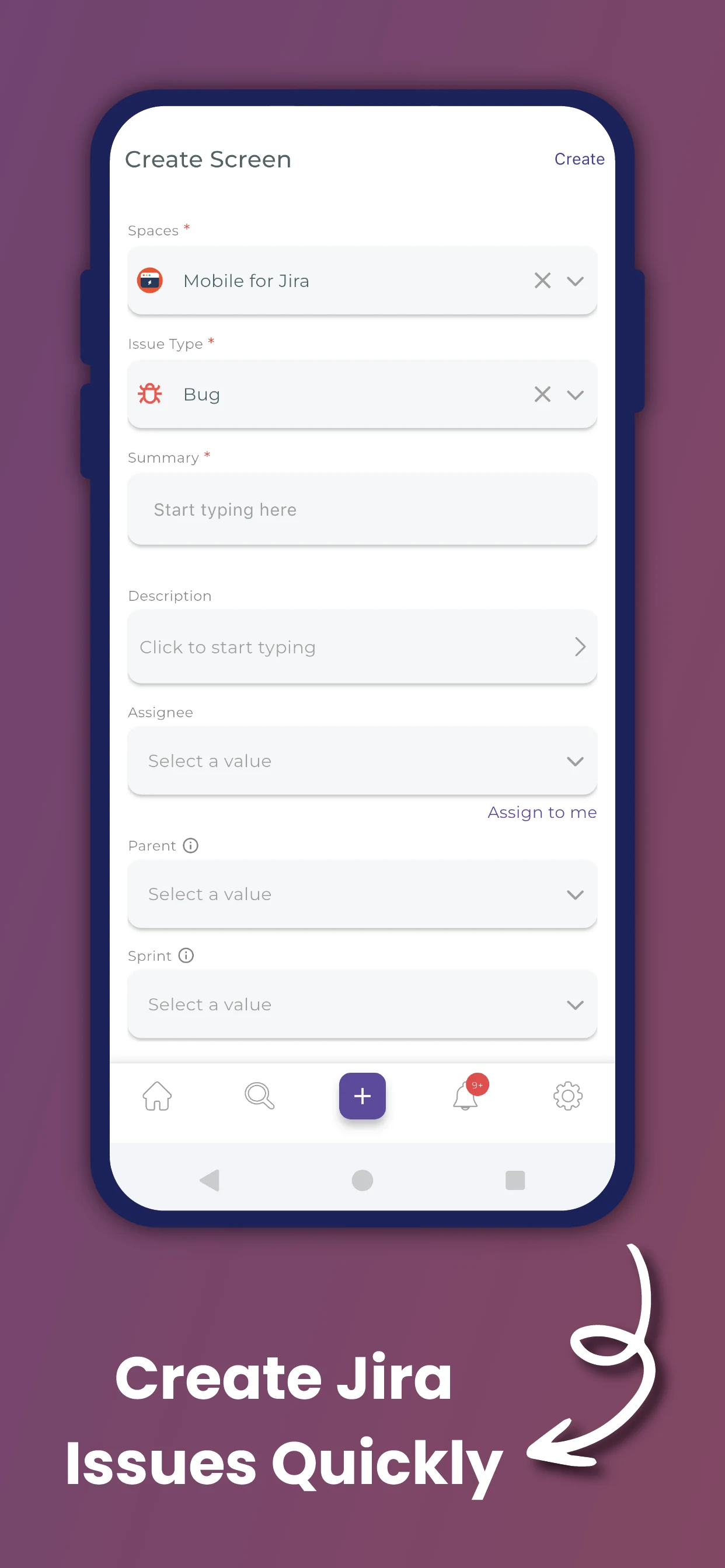 Mobile for Jira screenshot